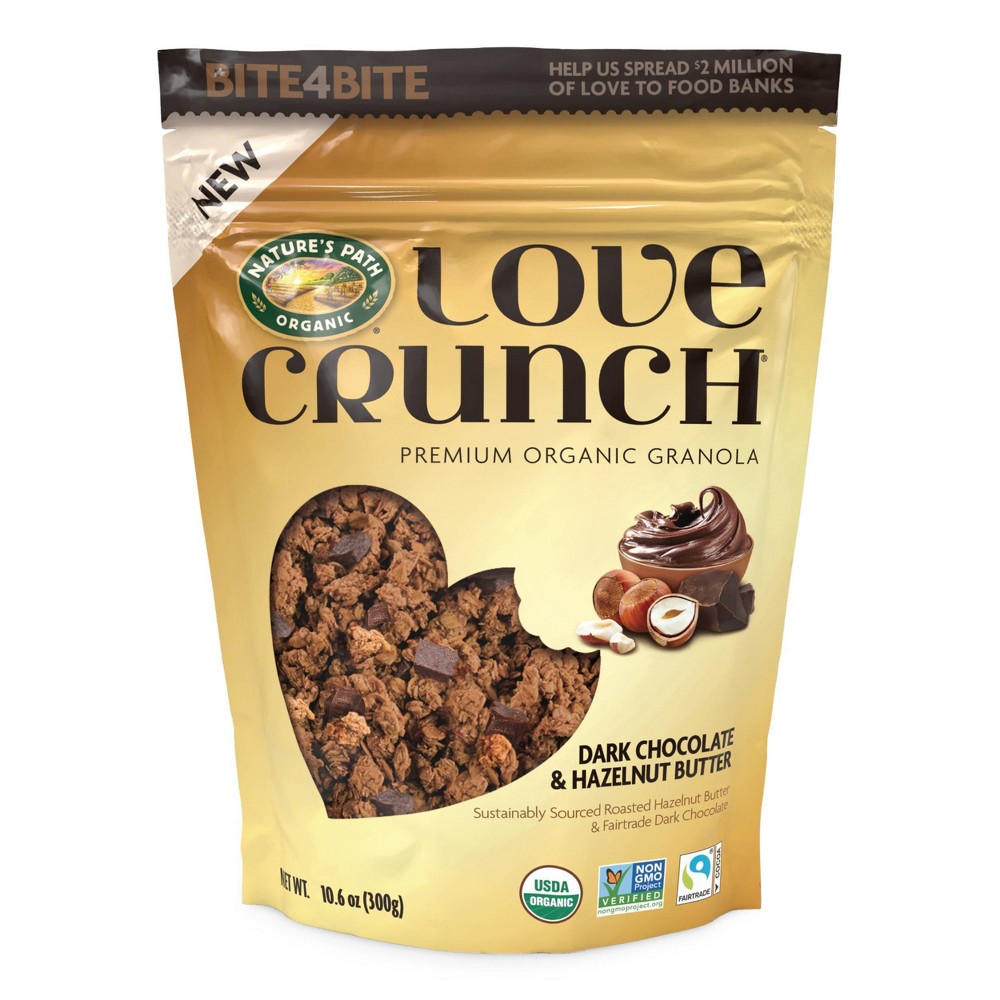 Nature's Path Organic Love Crunch Premium Organic Granola Dark Chocolate & Hazelnut Butter