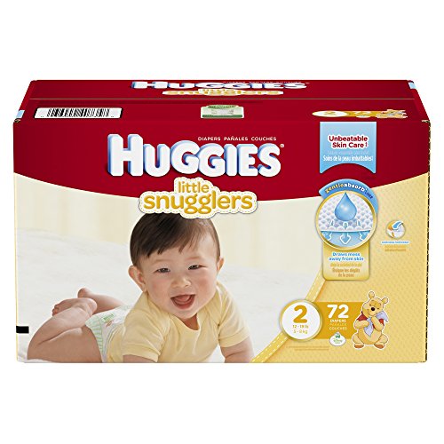 Huggies Little Snugglers Diapers Disney Design Size 2 - 72 CT