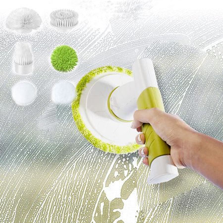 Electric Spin Scrubbers  Bathroom Scrubbers Rechargeable Shower Scrubbers for Cleaning Tub/Tile/Floor/Sink/Window  Uscallm #8532