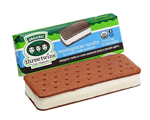 Madagascar Vanilla Ice Cream Sandwiched Between Chocolate Wafers, Madagascar Vanilla thumbnail