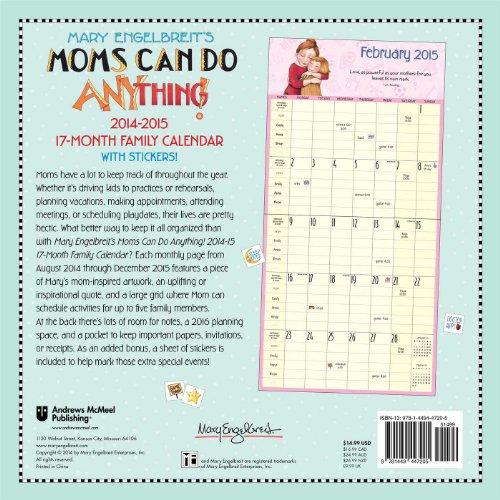 Mary Engelbreit's Moms Can Do Anything! 2014-15 Mom's 17-Month Family Calendar