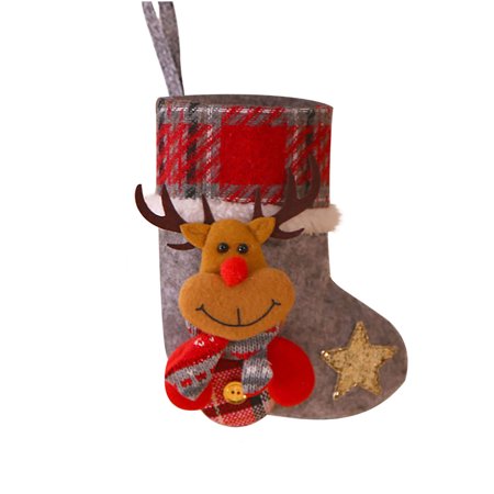 U#4742，Stickers Christmas Socks Gifts Candy Bags Christmas Tree Window Pendant 1Pc，P#4742 OG4
