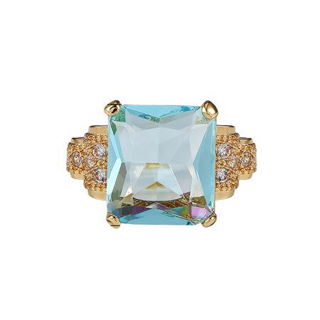 U#5999，Gorgeous Ring Fashion Style Wedding Ring for Lover Jewelry Gift Ring Size 6-10，P#5999 AW6