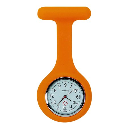 R#8654，Silicone Nurse Watch Brooch Tunic Fob Watch with Free Battery，P#8654 GK7