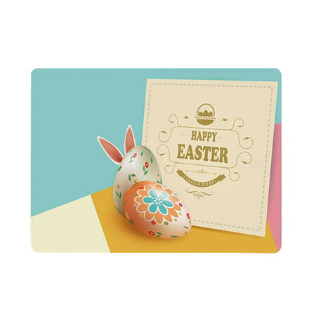 U#7950，Happy Easter Personalized Mouse Pad Keyboard Pad Writing Pad Desk Pad，P#7950 MA4