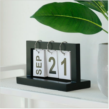 Retro Style Perpetual Calendar DIY Calendar Crafts Office School Decoration Wall - 2022 New Toys Retro Style Perpetual a-a#3443
