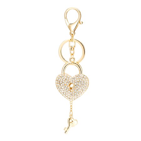 Creative New Love Shape Keychain Pendant Exquisite Heart-Shaped Lock Key - 2022 New Toys Creative New Love a-a#2289