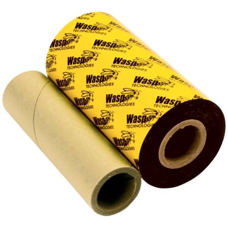 Wasp WPR General Purpose Wax/Resin Barcode Label Ribbon for WPL305/606 Printers  820  Length X 4.33  Width