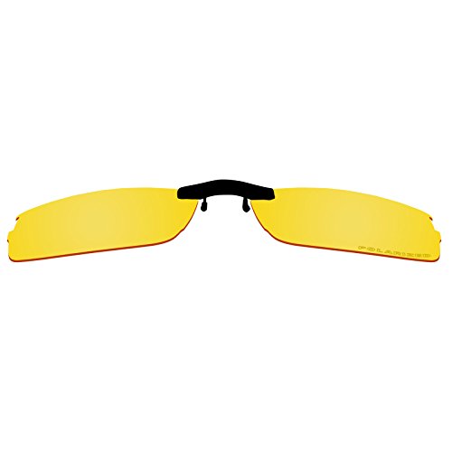Custom Polarized Clip on Sunglasses for Oakley HALFSHOCK OX3119 55x19 3119 (Yellow) thumbnail