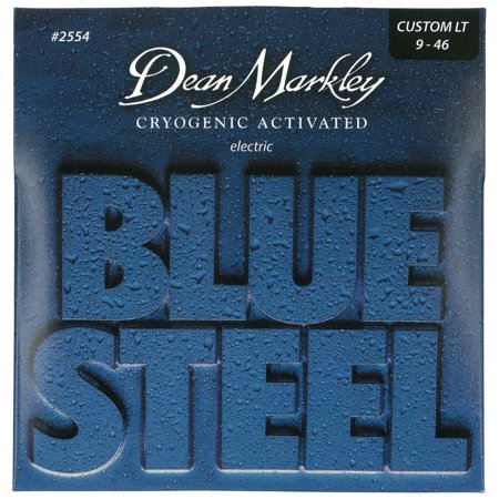 Blue Steel Electric Guitar Strings  9-46  2554  Custom Light  Custom Light Gauge by Dean Markley