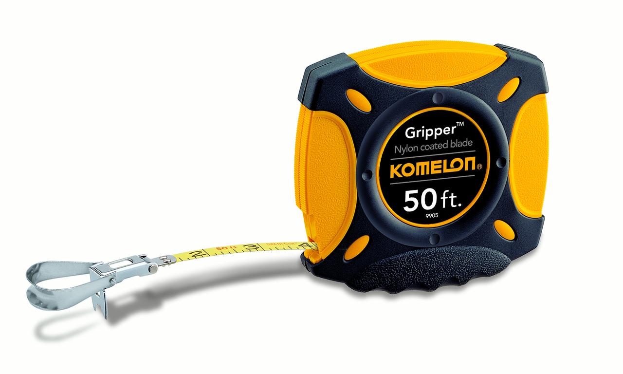 Komelon 50' X 3/8in Close Case Long Steel Gripper Series Tape Measure - 9905