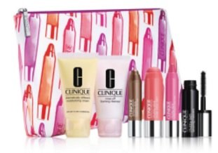 New! 2016 Clinique 7-PC Skincare Makeup Gift Set - Blod and Bright, $70 Value