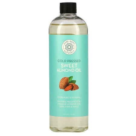 Pure Body Naturals  Sweet Almond Oil  16 Fl Oz Pack of 2