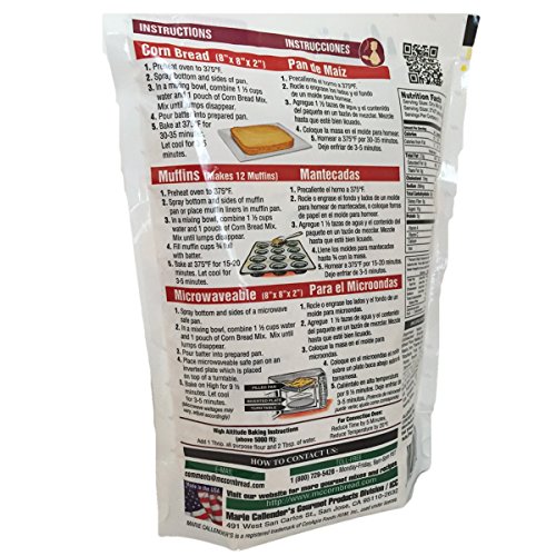 Marie Callender's Low Fat Honey Butter Cornbread Mix - 3, 16oz Pouches - No Trans Fat, Microwaveable thumbnail