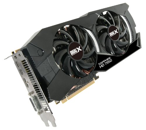 Sapphire Radeon HD 7950 3GB DDR5 HDMI/DVI-I/Dual Mini DP PCI-Express OC Version Graphics Card Graphics Cards 11196-10-40G thumbnail