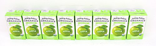 Juicy Juice Organics Apple Juice - 8 (4.23 Oz.) Boxes - Small Storage Space Friendly!
