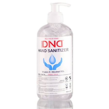 Daisy DND Hand Sanitizer with Vitamin E - 16 Oz - Pack of 2 with Sleek Comb