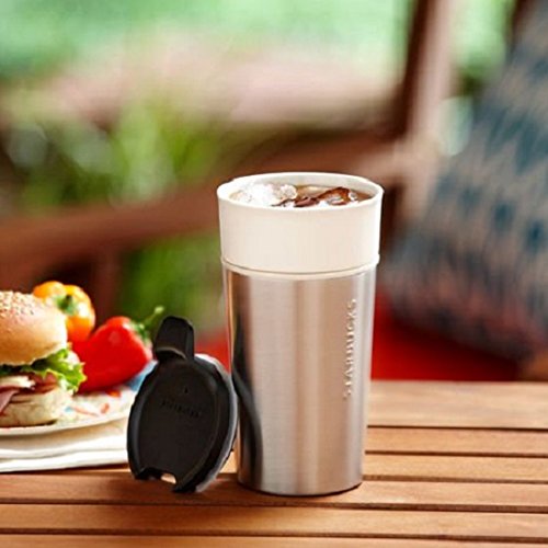 Starbucks Stainless Steel & Ceramic Tumbler, 12 Fl Oz