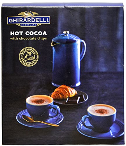 Ghirardelli - Premium Hot Cocoa with Chocolate Chips 15 Count 1 Ounce Packets - with Exclusive 1.5 Tbsp Measuring Spoon thumbnail