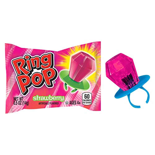 Ring Pop Individually Wrapped Bulk Lollipop Summer Variety Party Pack – 15 Count Lollipop Suckers W/ Assorted Flavors - Fun Summer Candy for Party F thumbnail