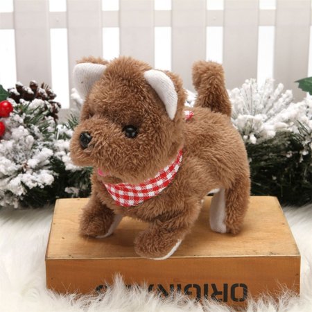 Usupdd Simulation Plush Electric Puppy Pet Toy Dog Can Walk and Call Toy Dog Children’s Gift Usupdd 220810-6222