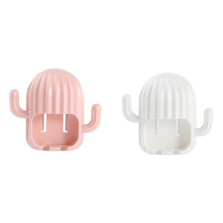 Usupdd Toothbrush Holder Toothbrush Rack Free Perforation Wall Hanging Cactus Suction Wall Hanging UsupddWFF220811-4964
