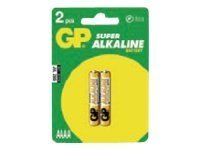 6pc GP AAAA Super Alkaline Battery 1.5V Multi Purpose F/Laser Pointers/Penlights