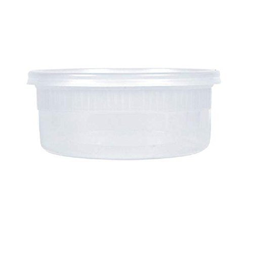 Blue Sky Deli Plastic Food Storage Containers with Lids (6  0.5 LB)