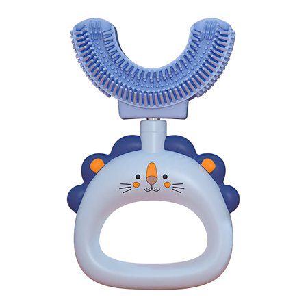 Y#7751，Manual Children S U-Shaped Silicone Toothbrush with Soft Bristles Cleaning Toothbrush，U#7751 NX9