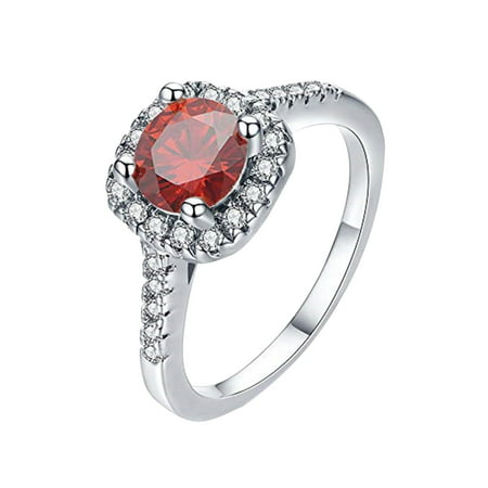 R#8532，Luxury Shiny Rhinestone Ring Simulation Gemstone Alloy Ring Jewelry Accessories Personalized Gift Ladies Birthday Vale