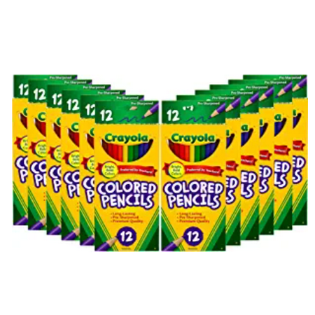 12 Pack Crayola Colored Pencils  Includes 12 Boxes