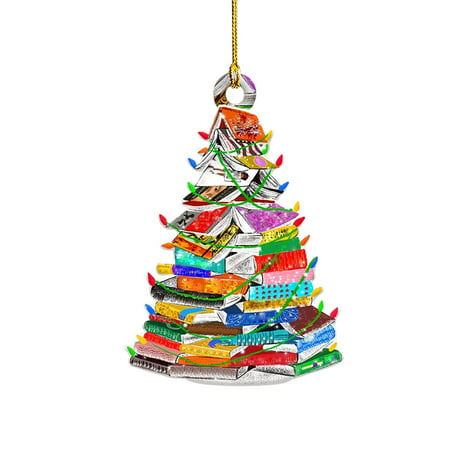 (#5509 Christmas Ornament Lovely Tree Gift Ornament Christmas Tree Hanging Party Decor #5509) XE1