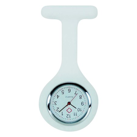U#3943，Silicone Nurse Watch Brooch Tunic Fob Watch with Free Battery，P#3943 LG5