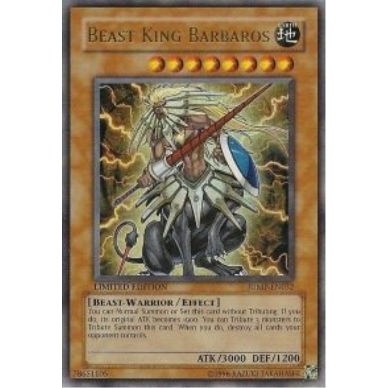 Yu-Gi-Oh! - Beast King Barbaros (JUMP-EN032) - Shonen Jump Magazine Promos - Promo Edition - Ultra Rare