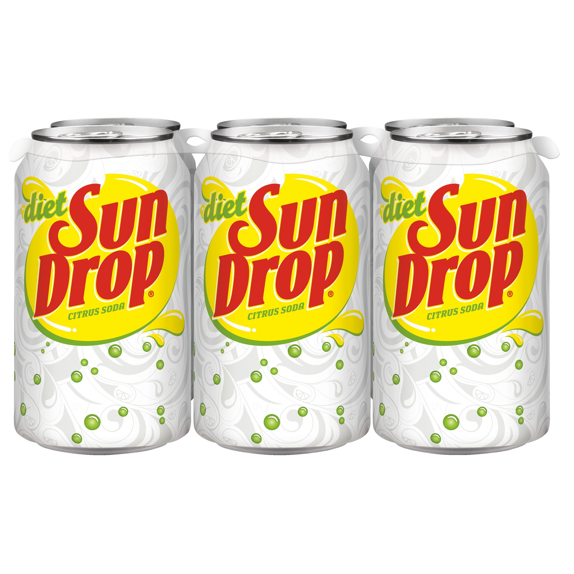 Diet Sun Drop Citrus Soda, 12 Fl. Oz., 6 Count