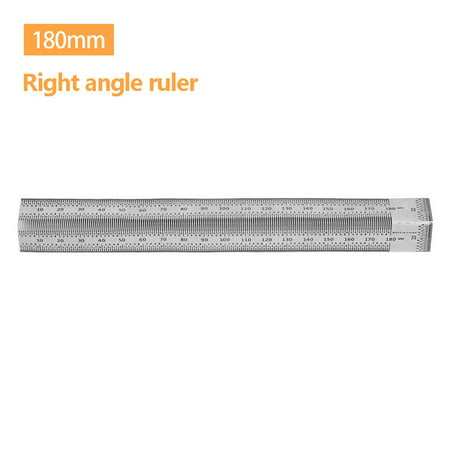 Square Ruler and T-shaped Ruler Stainless Steel Line Ruler Line Ruler Woodwor - 2022 New Square Ruler and 812EE-#9734