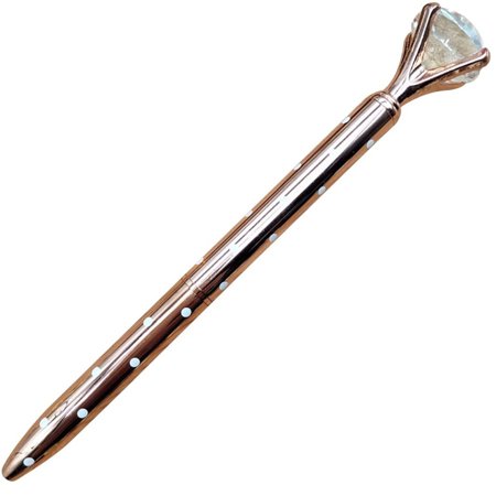 (#7287 Crystal Ball Pens Ballpen Fashion Girl Large Diamond Ballpoint Pens #7287) AD4