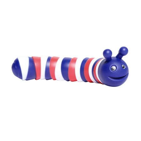 U#5075，Fidget Caterpillar 3D Printed Friendly Articulated Fidget Caterpillar Articulating Toy Cute Fidget Accessories Flexibl