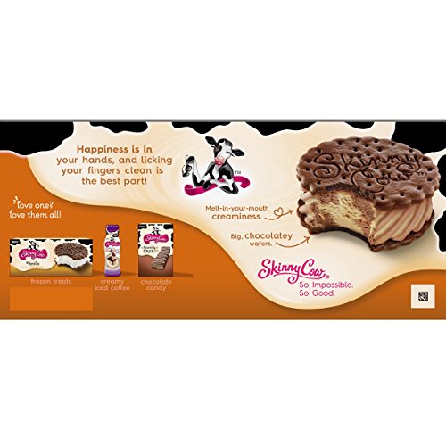 Nestle, Skinny Cow, Low Fat Ice Cream Sandwiches, Chocolate Peanut Butter thumbnail