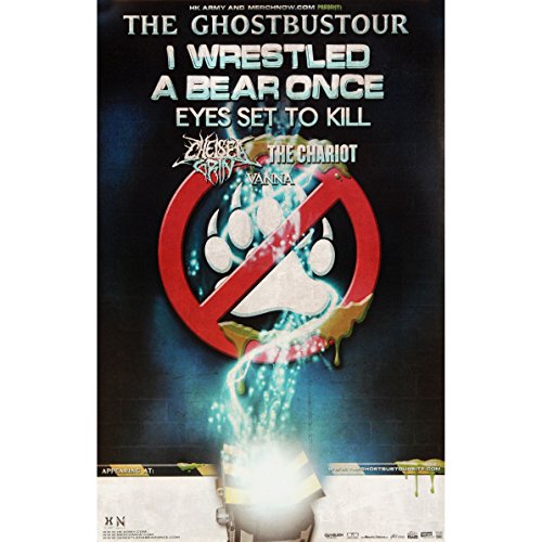 Iwrestledabearonce - Concert Promo Poster