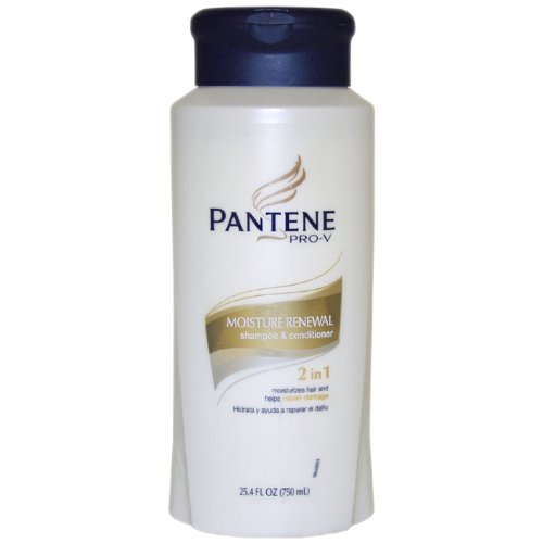 Pro-V 2 in 1 Moisture Renewal Shampoo and Conditioner by Pantene, 25.4 Ounce