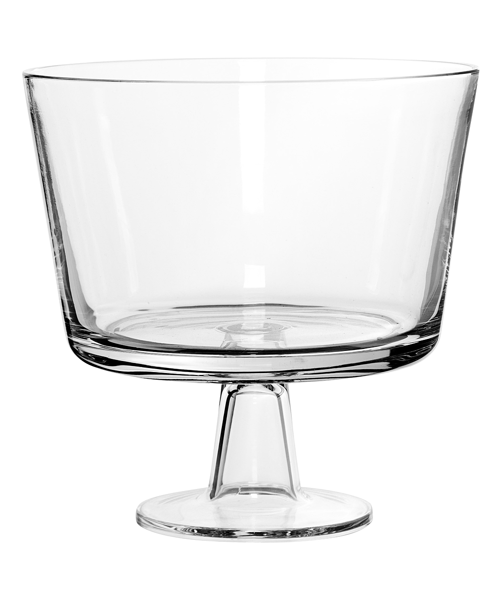 Home Essentials and Beyond  Serving Bowls  - Clear Trifle Bowl