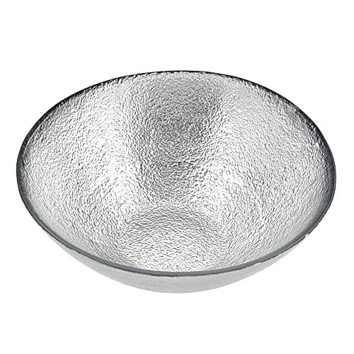 Red Pomegranate Collection 4973-2 6 in. Aura Soup Bowls  Silver - Set of 4 thumbnail