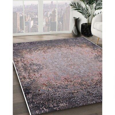 Black/Gray/White Area Rug - Bungalow Rose 100% Machine Washable Midcentury Modern 2554 Area Rug Polyester/Chenille in Black/Gray/White | Wayfair