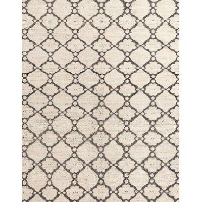 White Area Rug - Bungalow Rose 100% Machine Washable Abstract 4804 Area Rug Polyester/Chenille in White, Size 36.0 W X 0.08 D in | Wayfair