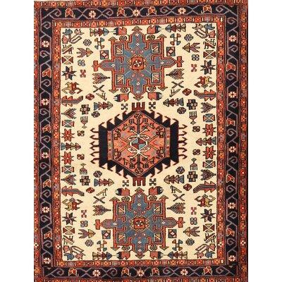 White Area Rug - Bungalow Rose 100% Machine Washable Traditional 2312 Area Rug Polyester/Chenille in White, Size 24.0 W X 0.08 D in | Wayfair