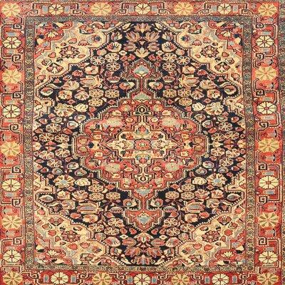 Multi Color Area Rug - Canora Grey 100% Machine Washable Traditional 4723 Area Rug Polyester/Chenille, Size 96.0 W X 0.08 D in | Wayfair