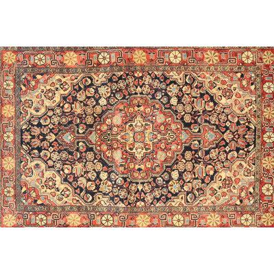 Multi Color Area Rug - Canora Grey 100% Machine Washable Traditional 4723 Area Rug Polyester/Chenille, Size 24.0 W X 0.08 D in | Wayfair