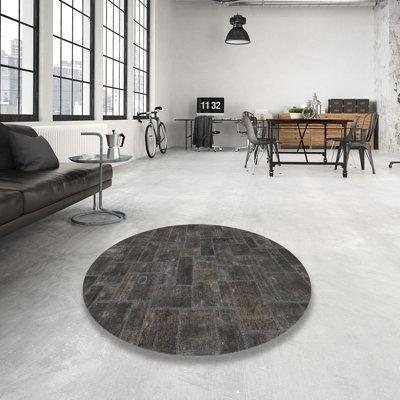Gray Indoor Area Rug - Williston Forge 100% Machine Washable Abstract 1507 Area Rug Polyester/Chenille in Gray, Size 60.0 W X 0.08 D in | Wayfair