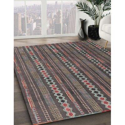 White Area Rug - Dakota Fields 100% Machine Washable Abstract 4579 Area Rug Polyester/Chenille in White, Size 24.0 W X 0.08 D in | Wayfair